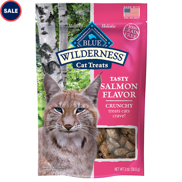 Blue Buffalo Blue Wilderness Salmon Flavor Crunchy Cat Treats 2