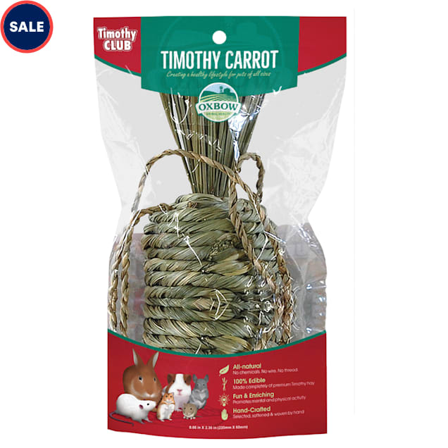 Oxbow Timothy Club Timothy Carrot for Small Animals. 0.6 oz. - Carousel image #1