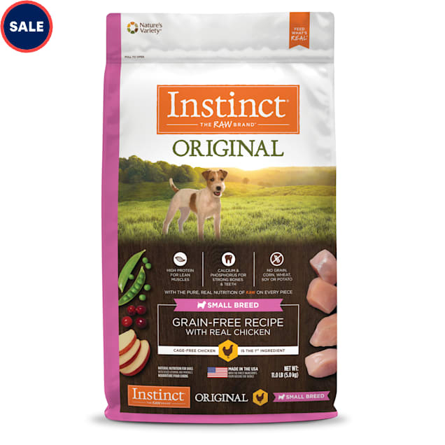 Instinct Original Small Breed Grain Free Recipe with Real Chicken Natural Dry Dog Food, 11 lbs. - Carousel image #1