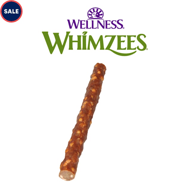 Whimzees by Wellness Natural Daily Dental Long Lasting Extra Large Veggie Sausage Dog Treats, 4.2 lbs. - Carousel image #1