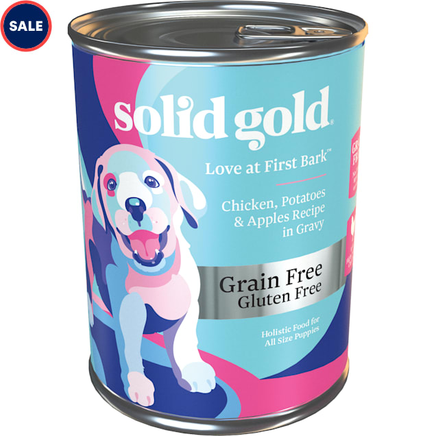 Solid Gold Love At First Bark Chicken, Sweet Potato & Apple Grain Free Wet Puppy Food, 13.2 oz., Case of 6 - Carousel image #1