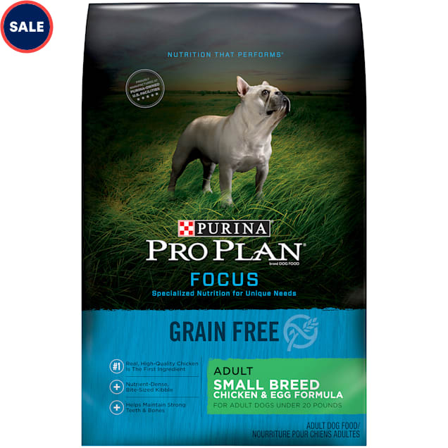Purina Pro Plan Focus Grain Free Small Breed Chicken & Egg Formula Dry Dog Food, 16 lbs. - Carousel image #1