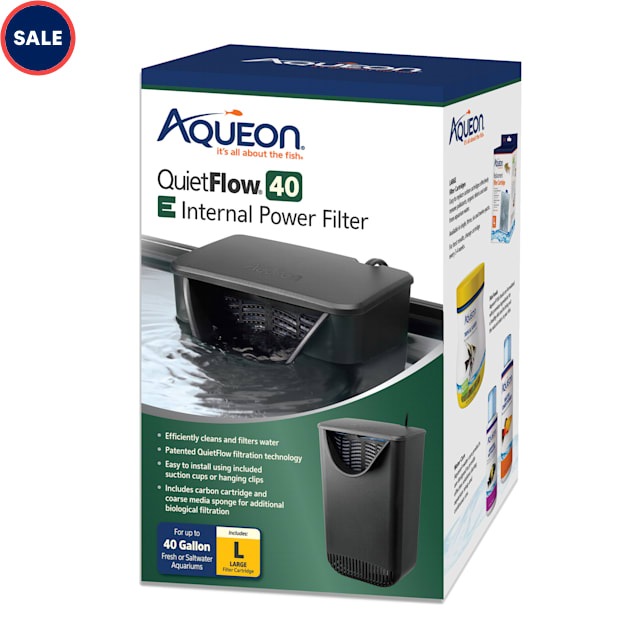 Aqueon Large Filter Quietflow Internal 40 Gallon