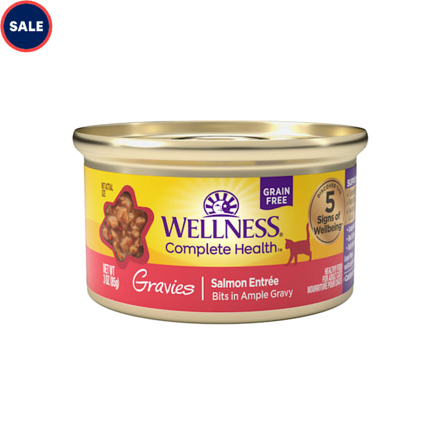 Wellness Complete Health Natural Canned Grain Free Gravies Salmon