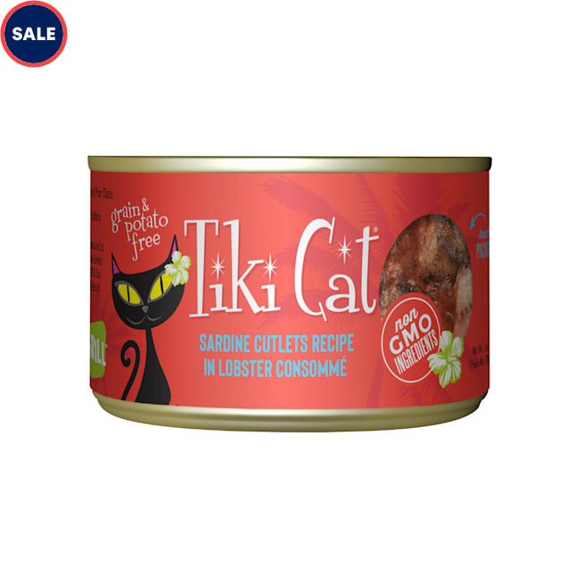 Tiki Cat Bora Bora Grill Sardine Lobster Wet Cat Food, 6 oz., Case of 8 - Carousel image #1