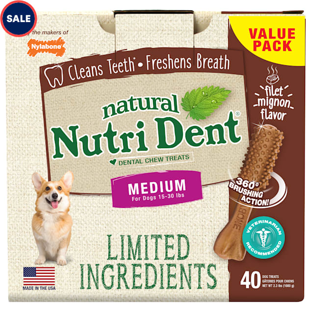 Nylabone nutri dent filet mignon medium on sale