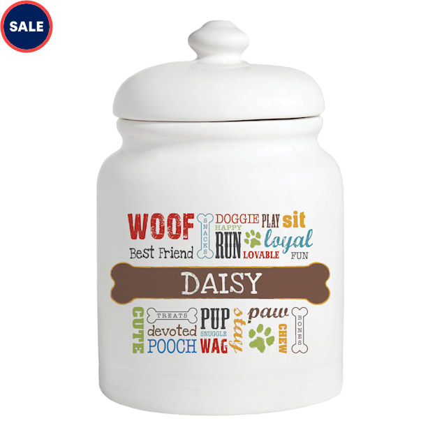 Personalized dog food containers store