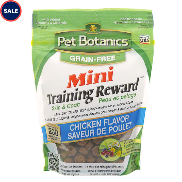 Pet Botanics Grain Free Mini Training Reward Chicken Flavor Dog Treats, 4 oz. bag, 200 count - Carousel image #1