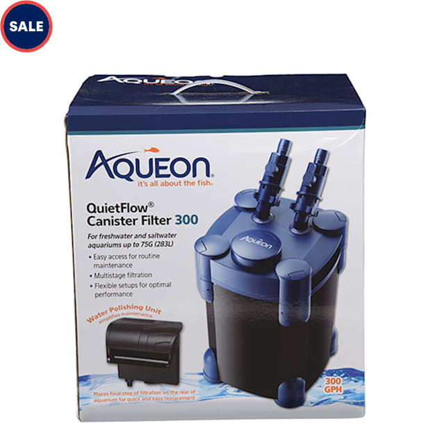Aqueon Quietflow Canister Filter, 300 gph. Petco
