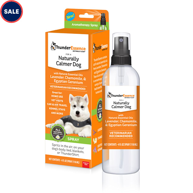 ThunderEssence Natural Oils Calming Spray for Dogs, 4 fl. oz. - Carousel image #1