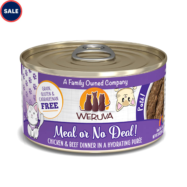 Weruva Pate Meal or No Deal Chicken Beef Dinner in a Hydrating