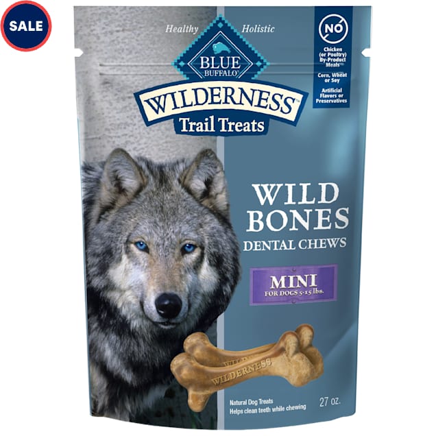 Blue Buffalo Wild Bones Dog Chew Mini, 27 oz. | Petco
