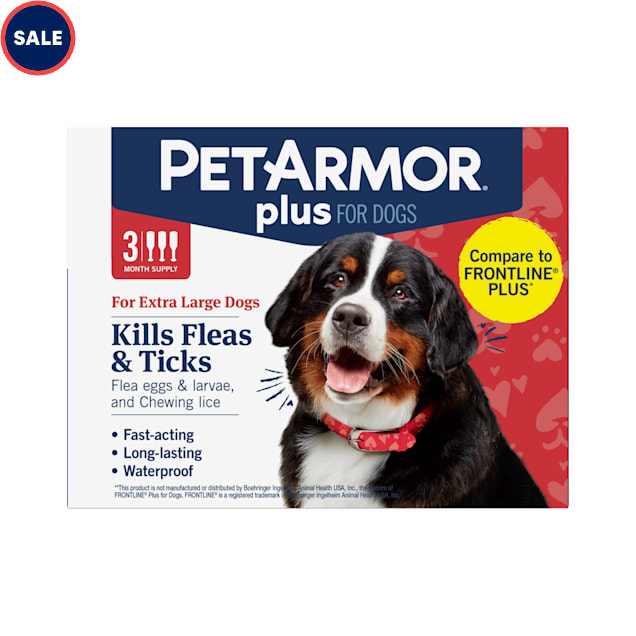 PetArmor Flea & Tick Topical Prevention for Dogs 89-132 lbs., 3 month - Carousel image #1