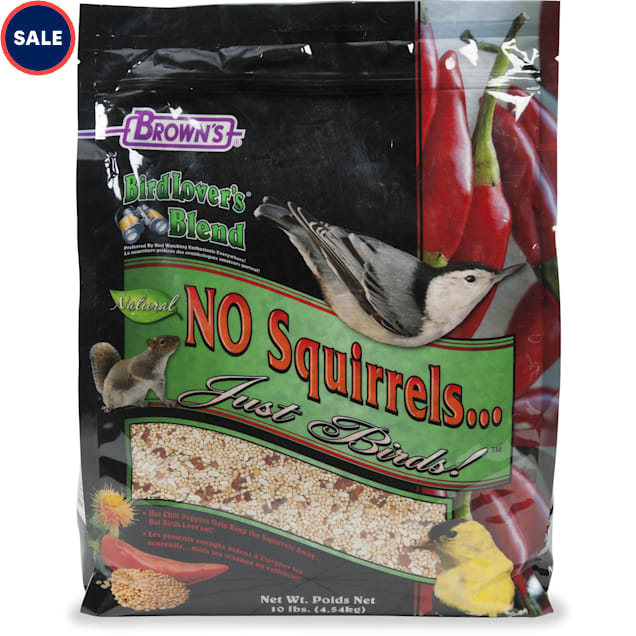 Brown's BirdLover's Blend No Squirrels Just Birds Bird Food, 10 LBS - Carousel image #1
