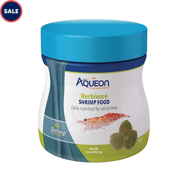Aqueon Herbivore Shrimp Food, 1.6 oz - Carousel image #1