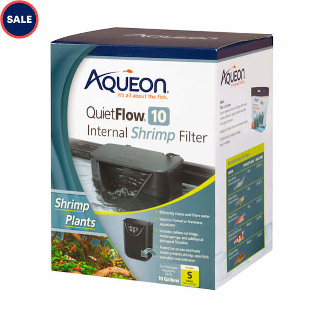 Aqueon QuietFlow 10 Internal Shrimp Filter Petco