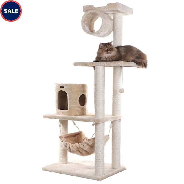 Armarkat Classic Model A6202 Real Wood Cat Tree, 62" H - Carousel image #1