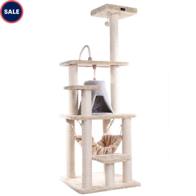 Armarkat Classic Model A6501 Real Wood Cat Tree, 65" H - Carousel image #1