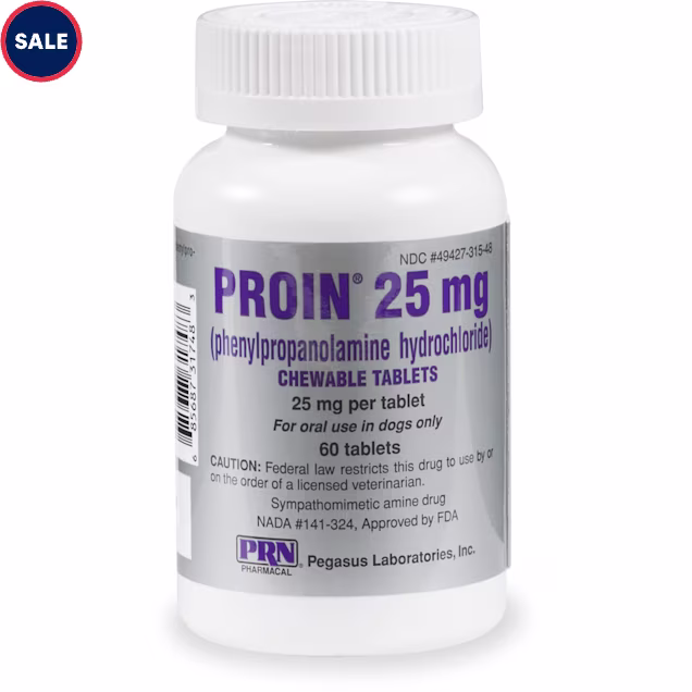 Proin 25 mg, 60 Chewable Tablets | Petco