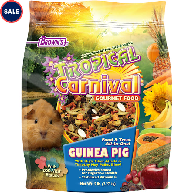 Brown's Tropical Carnival Guinea Pig Food, 5 lbs. - Carousel image #1