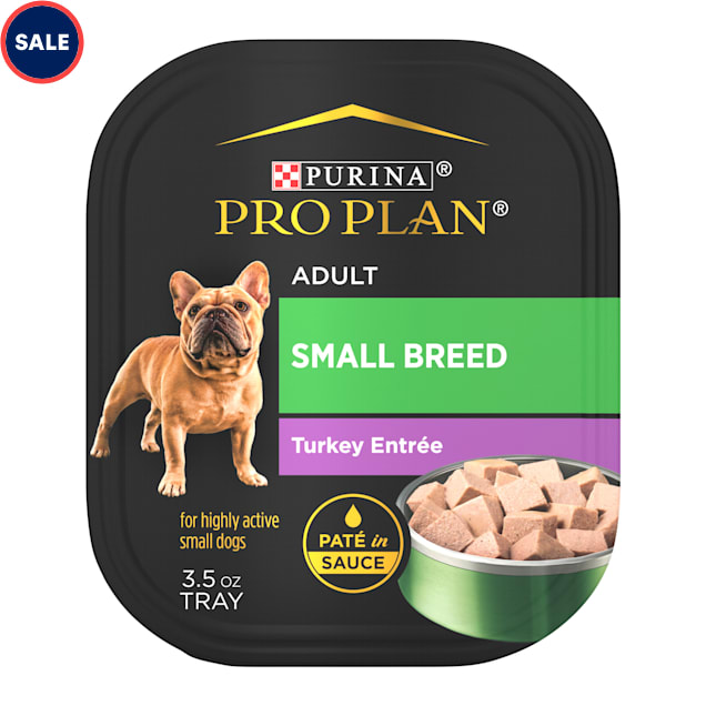 Purina Pro Plan High Protein Adult Small Breed Turkey Entree Wet Dog Food 3.5 oz