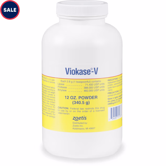 Viokase-V Oral Powder, 12 oz. | Petco