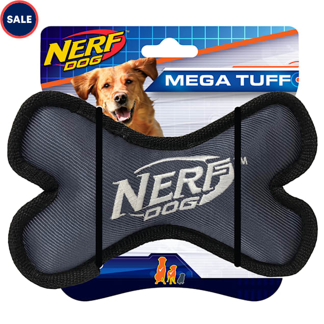 Nerf Tough Bone Dog Toy, Small - Carousel image #1