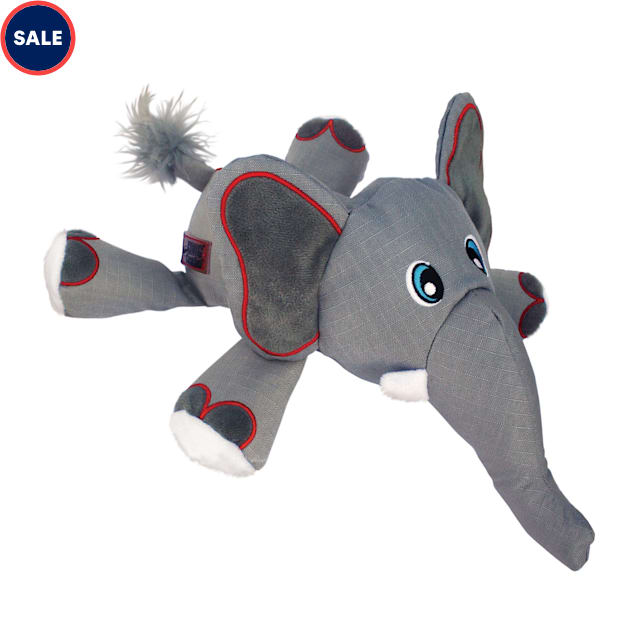 KONG Cozie Ultra Ella Elephant Chew Dog Toy, Medium - Carousel image #1