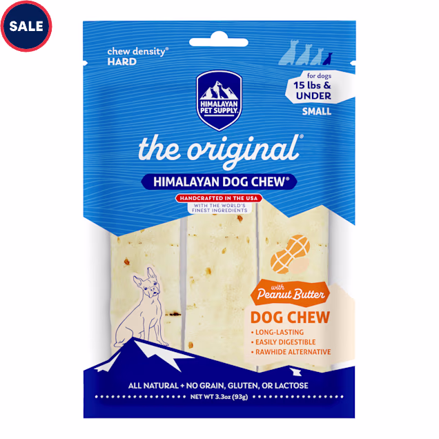 Himalayan Dog Chew Peanut Butter Small Dog Chew, 3.3 oz., Count of 3 - Carousel image #1