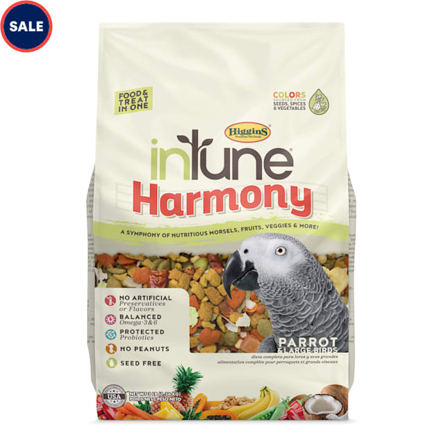 Higgins inTune Harmony Fruit Extruded Parrot Bird Food, 3 lbs. - Carousel image #1