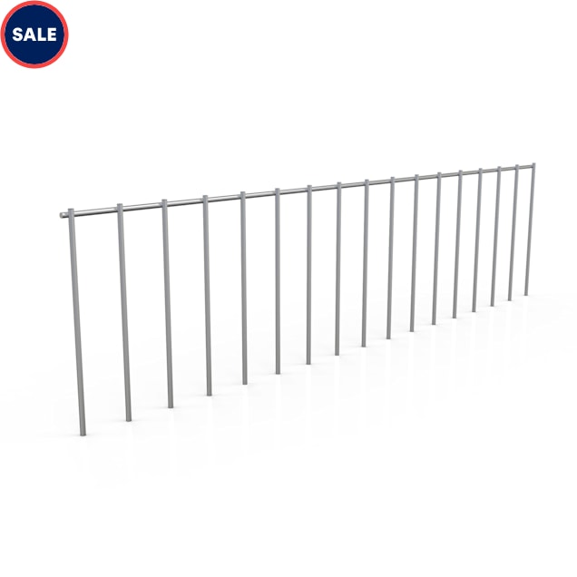 Fence digging barrier outlet