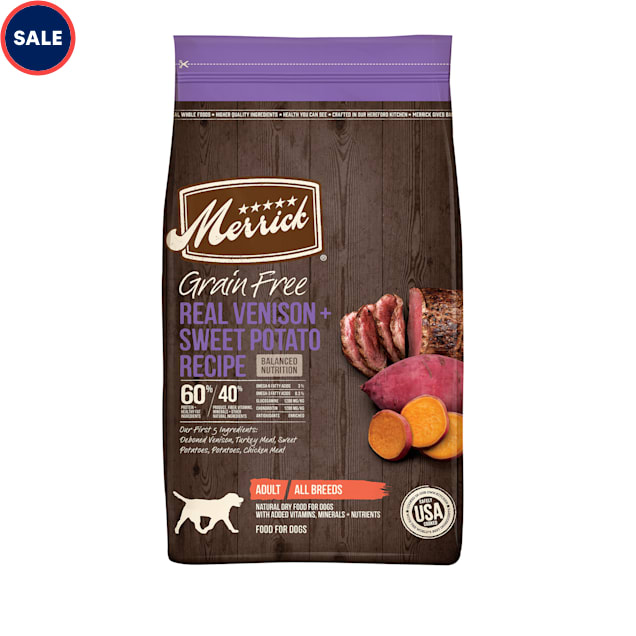 Merrick Grain Free Venison & Sweet Potato Recipe Dry Dog Food