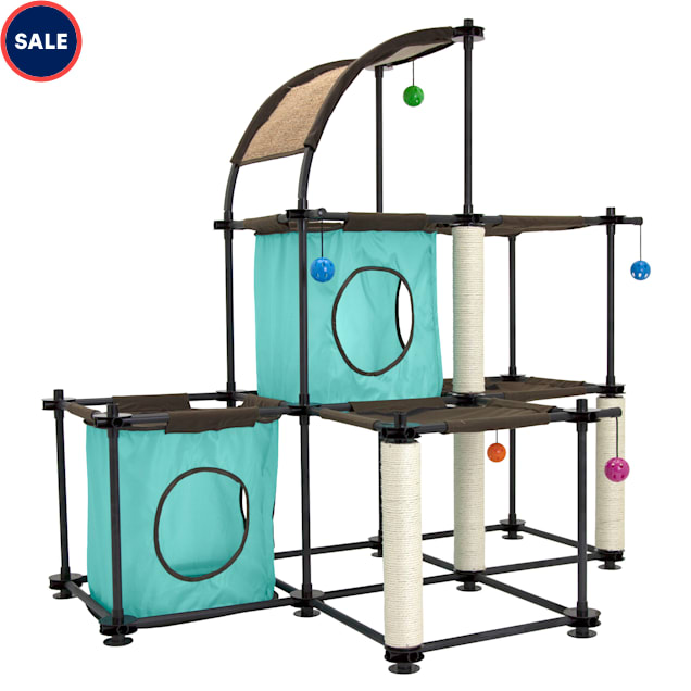 Kitty City Steel Claw Mega Kit for Cats, 46.75" H - Carousel image #1