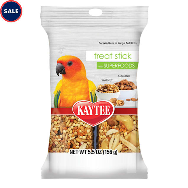 Kaytee Walnut and Almonds Avian Treat Stick with Superfood, 5.5 oz. - Carousel image #1
