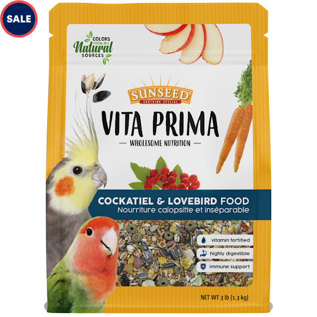 Sun Seed Vita Prima Cockatiel Food, 3 lbs. - Carousel image #1