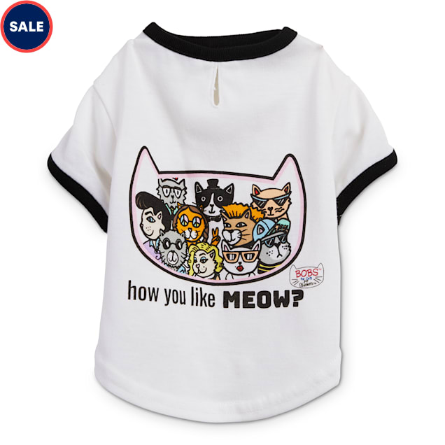 BOBS from Skechers Cats of Ages Cat T-Shirt, X-Small - Carousel image #1