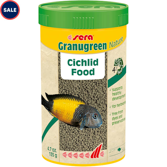 Sera Granugreen Nature Cichlid Food, 4.7 oz.