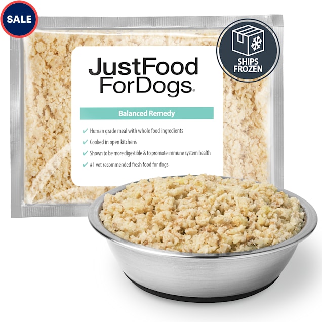 JustFoodForDogs Diets Balanced Remedy Frozen Dog Food, 18 oz. - Carousel image #1