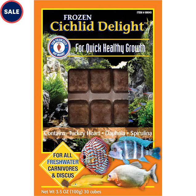 San Francisco Bay Frozen Cichlid Delight, 3.5 oz. - Carousel image #1