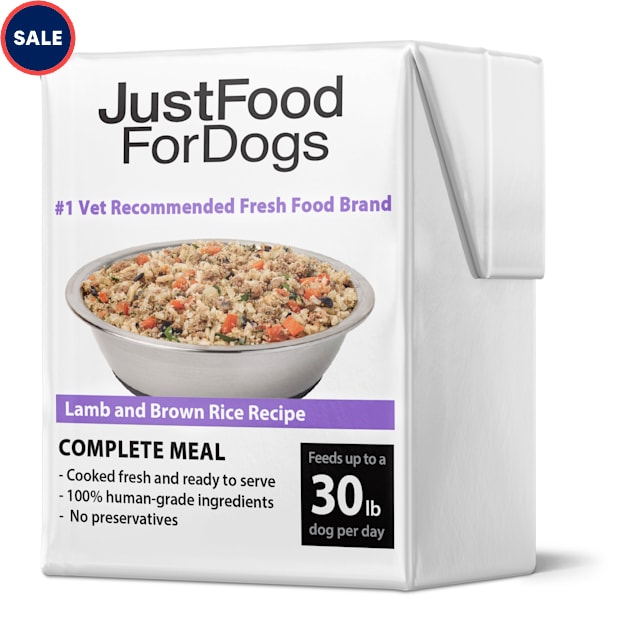 JustFoodForDogs Pantry Fresh Lamb and Brown Rice Wet Dog Food, 12.5 oz. - Carousel image #1