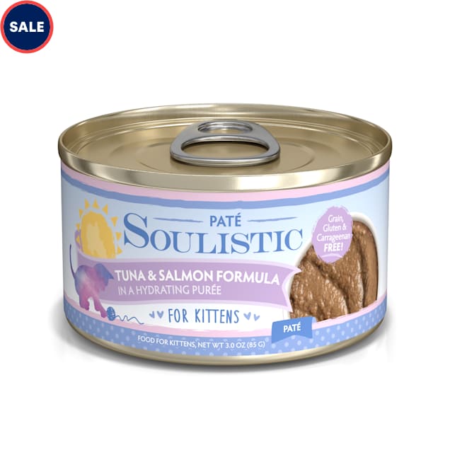 Soulistic Pate Kitten Tuna Salmon Formula in a Hydrating Puree