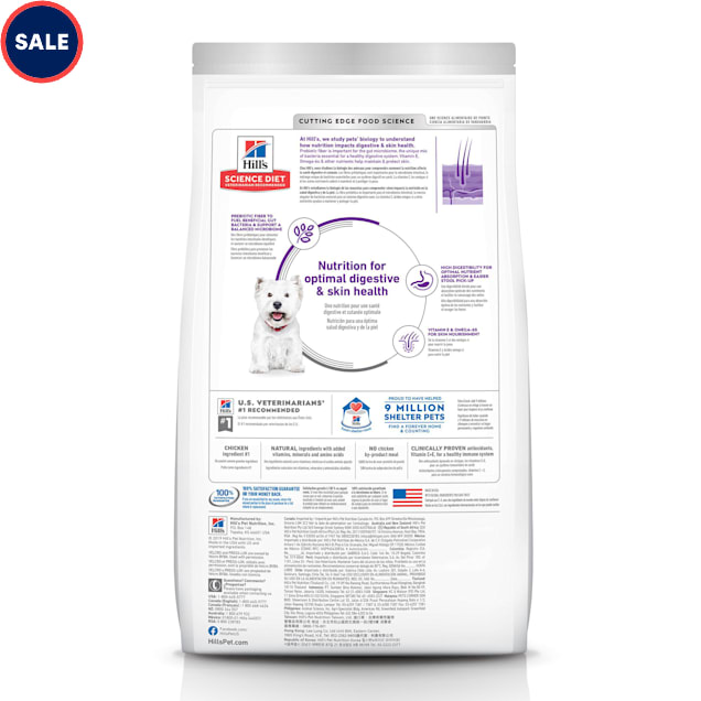 Dry dog food small bites best sale