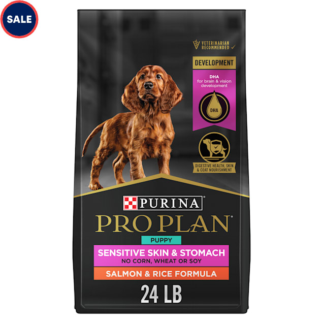Purina Pro Plan Sensitive Skin & Stomach Formula Salmon & Rice Dry Puppy Food, 24 lbs. | Petco