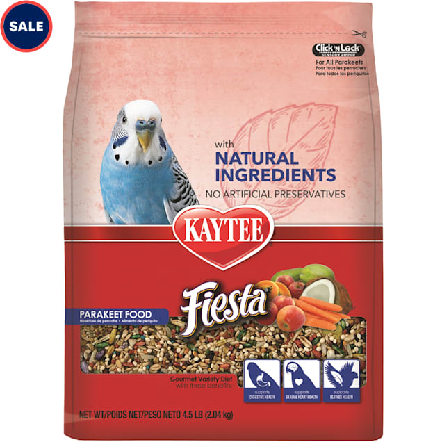 Kaytee Fiesta with Natural Colors Parakeet Food 4.5 lbs