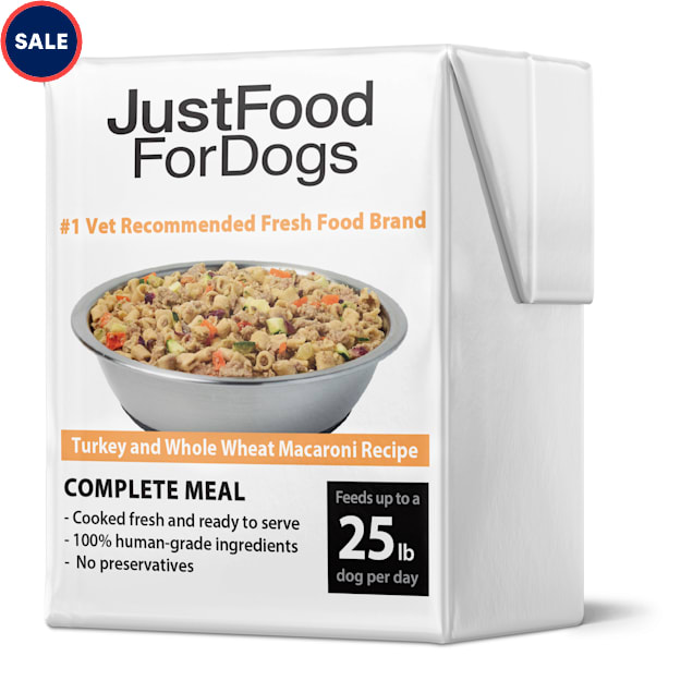 JustFoodForDogs Pantry Fresh Adult Turkey & Whole Wheat Macaroni Wet Dog Food, 12.5 oz. - Carousel image #1