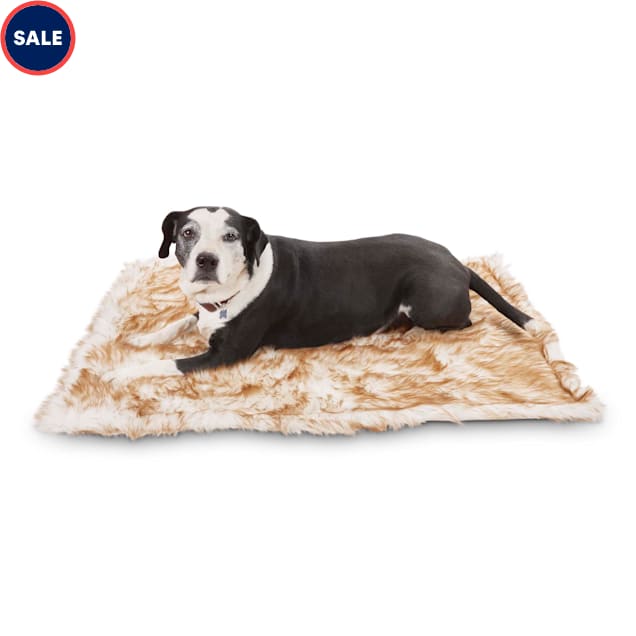 Reddy Brown Faux-Fur u0026 Fleece Pet Throw, 30 L X 40 W | Petco