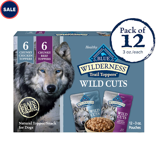 Blue Buffalo Wilderness Trail Toppers Wild Cuts Chicken Beef