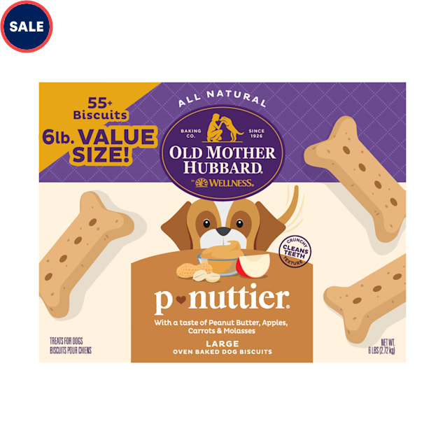 Old Mother Hubbard Classic P-Nuttier Oven-Baked Dog Biscuits, 6 lbs. - Carousel image #1