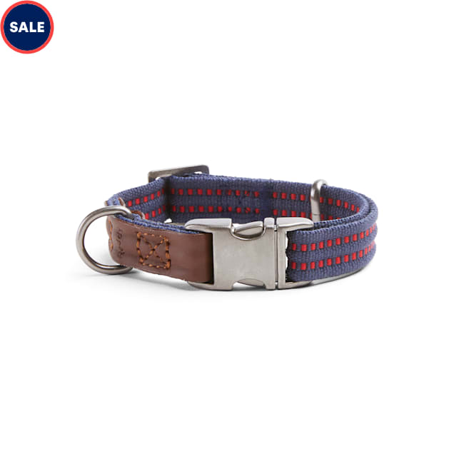 Reddy Navy/Red bed Dog Collar, Small Petco