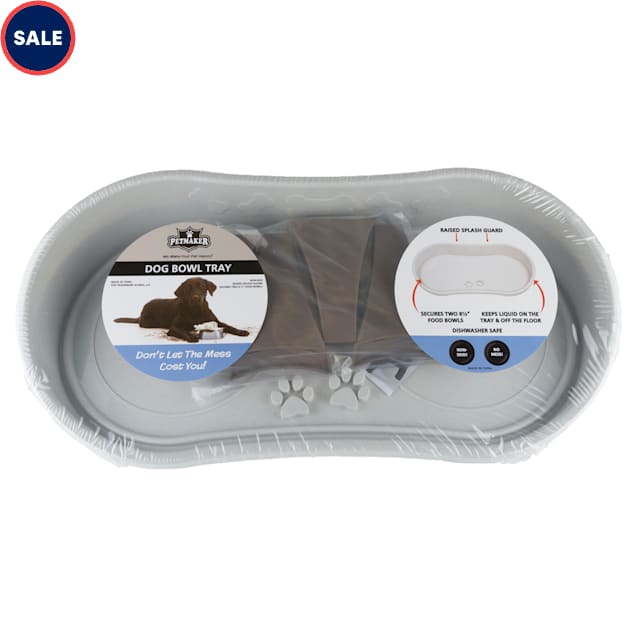 Tray for pet food bowls outlet